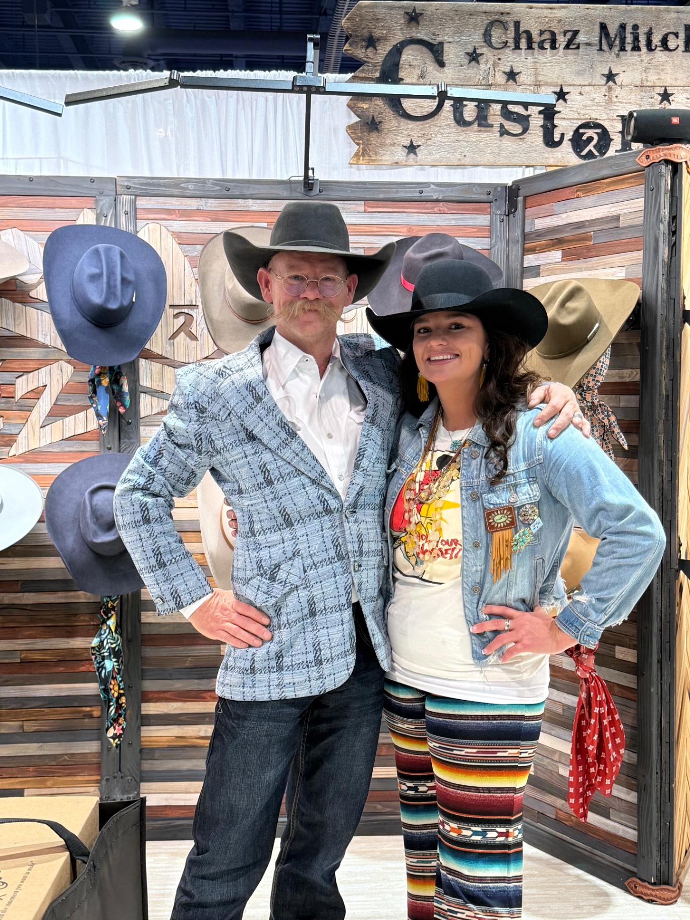 Custom Hat Booth, western lifestyle event marketing and brand activation by Branded Arrow Marketing