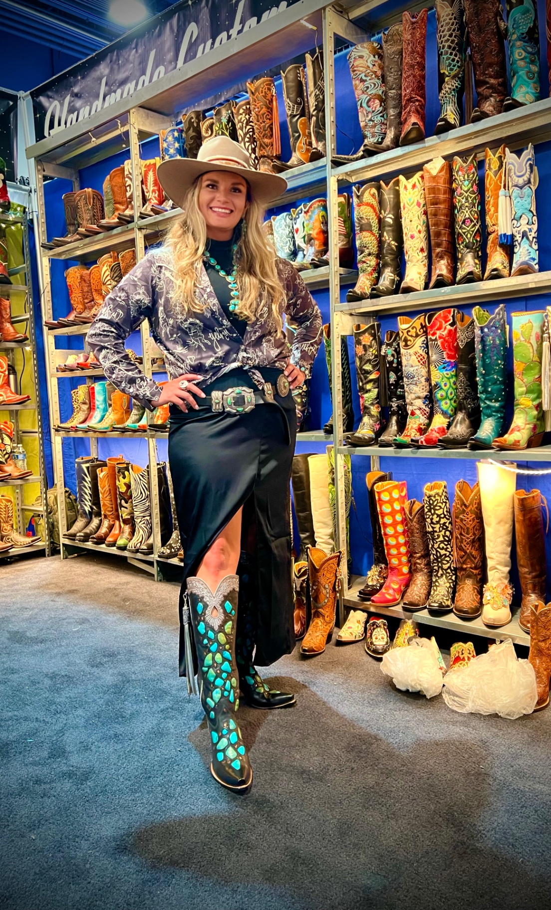 Custom Boot Collection, western lifestyle event marketing and brand activation by Branded Arrow Marketing