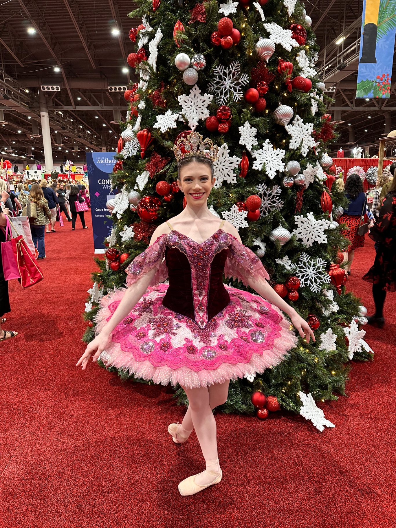 Nutcracker Market Ballerina, western lifestyle event marketing and brand activation by Branded Arrow Marketing