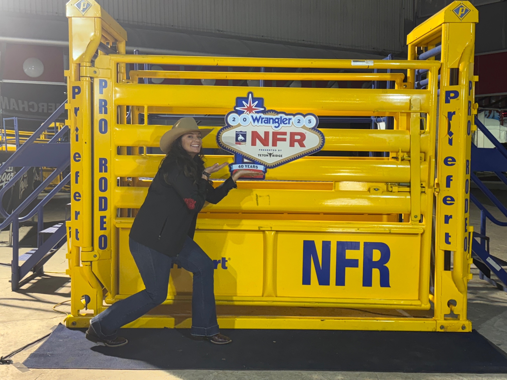 NFR Chute Photo Op, western lifestyle event marketing and brand activation by Branded Arrow Marketing