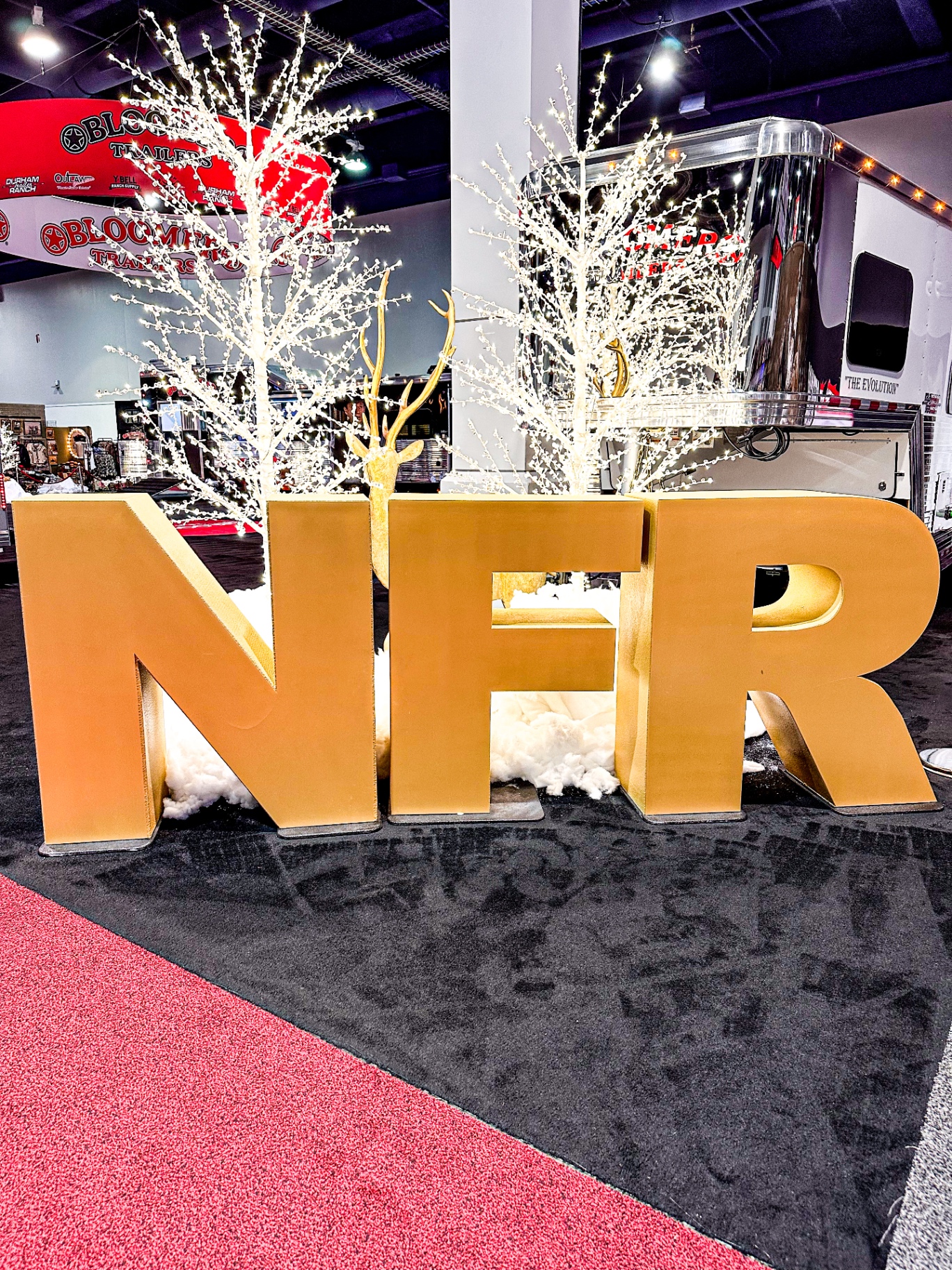 NFR Sign Display, western lifestyle event marketing and brand activation by Branded Arrow Marketing