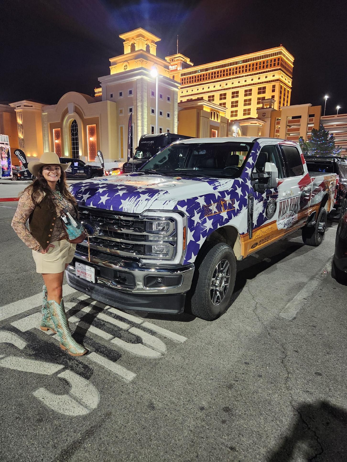 Wild Rides TV Truck at NFR, western lifestyle event marketing and brand activation by Branded Arrow Marketing